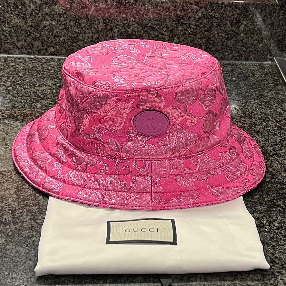 Gucci GG lamé jacquard reversible
bucket hat - Picture 5 of 8